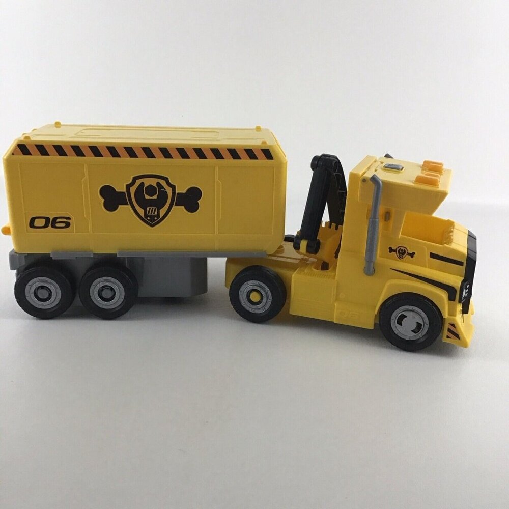 Paw Patrol Big Truck Pups Rubble Figure X-Treme Transforming Truck Lights Sounds - Picture 7 of 13
